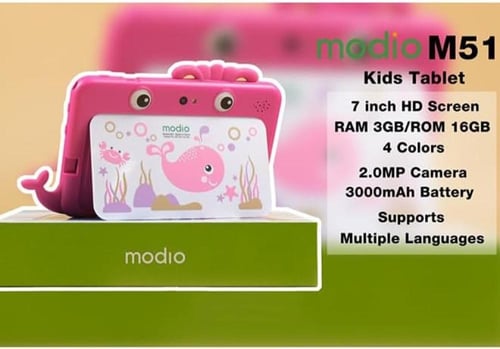 تابلت موديو M51 للاطفال ثنائي شرائح الاتصال بذاكرة...