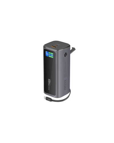 باور بانك Promate 20000mAh بقوة 130W بكيبل قابل لل...