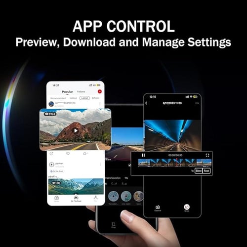 داش كام دي دي بي ايه اي كاميرا تابلوه السيارة مزدو...