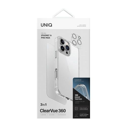 يونيك بكج 3x1 clearvue 360 جراب + سكرين + حمايه عد...