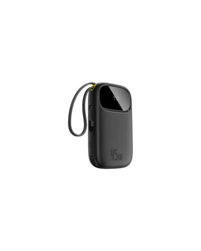 Baseus QPow 3 بطارية متنقلة 45 واط 10000mAh بشاشة رقمية وكابل مدمج USB-C