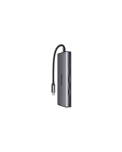 محول UGREEN USB Hub 7 في 1 إلى منفذي USB-A 3.2، وم...