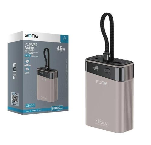 بطارية متنقلة EONE بسعة 20000mAh بقوة 45 واط