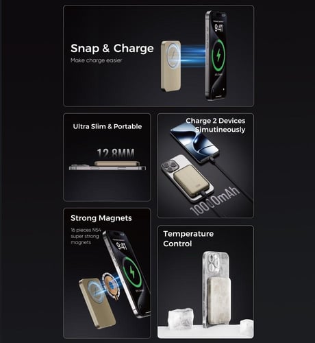 بطارية JODA MagZ 10 ماج سيف بسعة 10000 ملي امبير -...