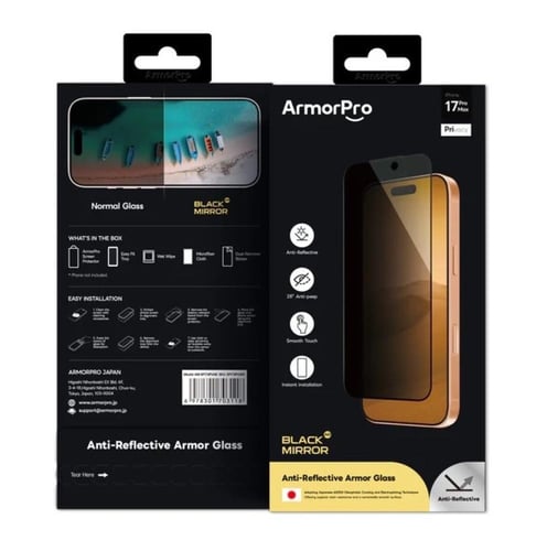 حماية شاشة ArmorPro BlackMirror AR للخصوصية لسلسلة...