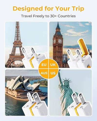 شاحن جداري VOLT ME VETO منفذين PD 35 وات