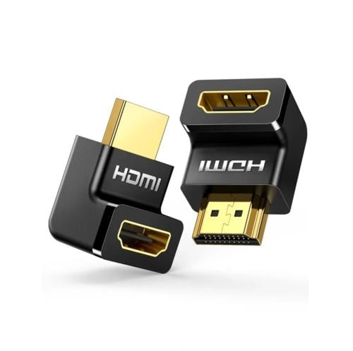 موصل UGREEN HDMI 4K ذكر إلى أنثى بزاوية للأعلى – H...