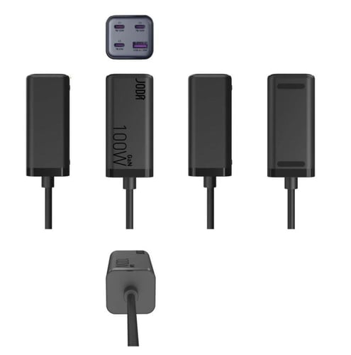 منصة شحن JODA Voltar بقوة 100 واط بثلاث منافذ تايب...