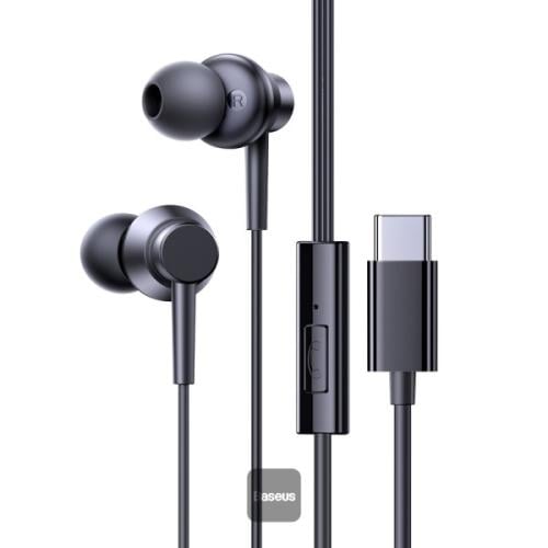 Baseus Encok CZ11 Type-C سماعة رأس سلكية، سماعة دا...