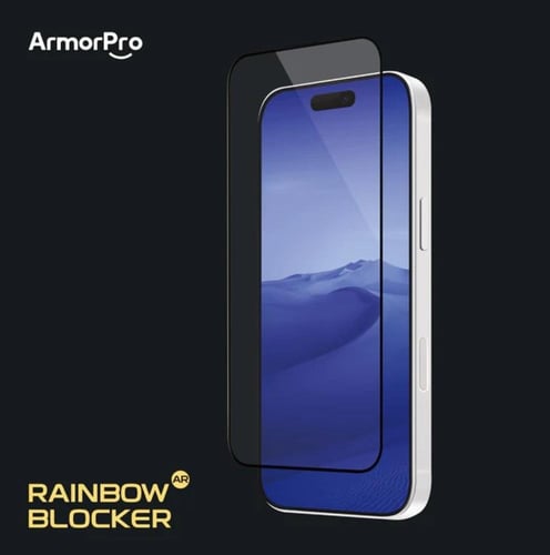 حماية شاشة زجاجية Rainbow Blocker ارمور برو ايفون...