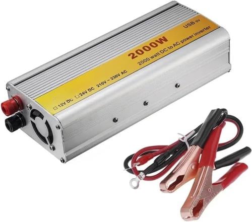 محول طاقة كهرباء للسيارة من 12v الى 220v بقوة 2000...