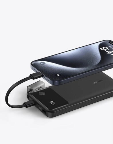 بطارية انكر بسعة 10000 ملي امبير بقوة 22.5 واط بمن...