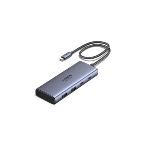 موزع USB-C مزدوج الشاشة من UGREEN 45379، 7 في 1، م...