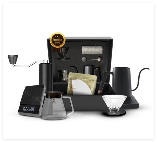 طقم تقطير v60 فاخر من تايمور