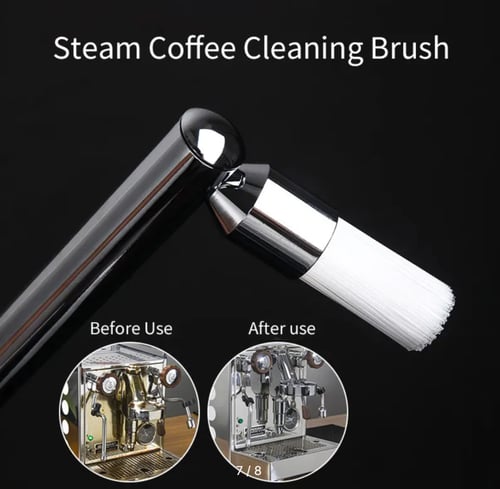 فرشاة تنظيف بالبخار لمكائن الاسبريسو