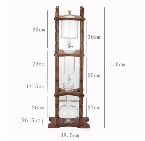 برج تقطير قهوة كولد برو 2.5 لتر Cold brew tower