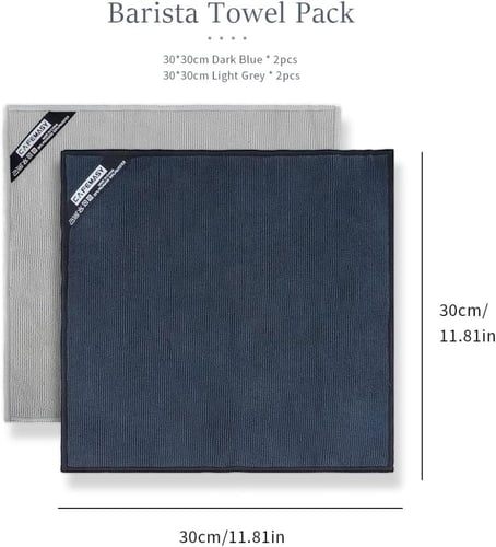 طقم تنظيف مناشف مايكروفابير 4 قطع منCAFEMASY