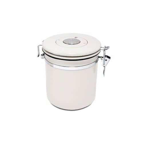 حافظة حبوب القهوة مع صمام تفريغ الهواء وتحديد التا...