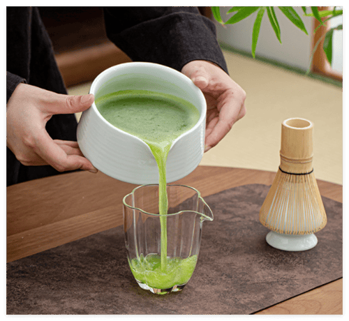 طقم أدوات صنع الماتشا سيراميك ملون