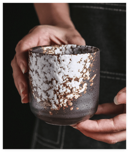 كوب قهوة مختصة سيراميك اسطواني بسعة 170 مل