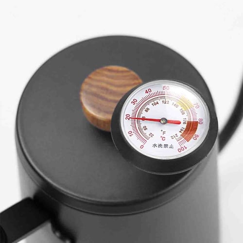 ابريق تقطير 600 مل بمقبض وغطاء خشبي