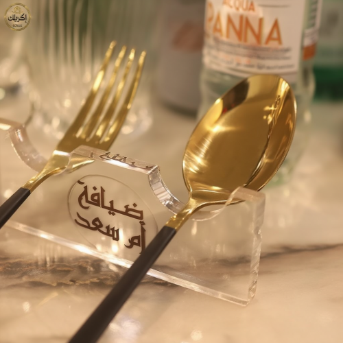 ‫طقم استاندات ملاعق أكريليك 12 حبة