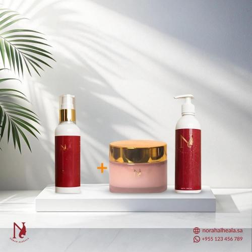 كربم التصبغات و لوشن التبييض مع واقي شمس هدية