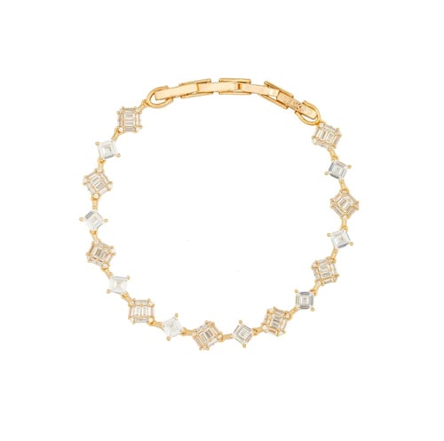 سوار تنس بتصميم انيق مزين بالزركون