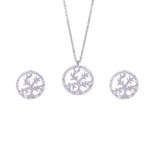 نصف طقم بتصميم مميز باللون الأزرق والذهبي