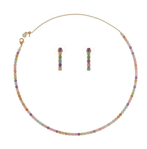 نصف طقم انيق مزين بألوان الباستيل