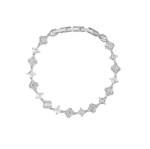 سوار تنس بتصميم انيق مزين بالزركون