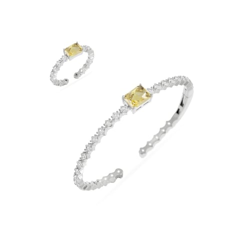 سوار مرصع بالزركون البراق