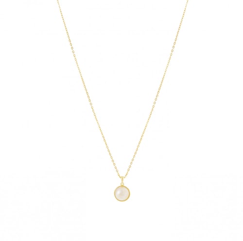 سلسال دبل فيس من الفضة مزين بالزركون البراق واللؤل...