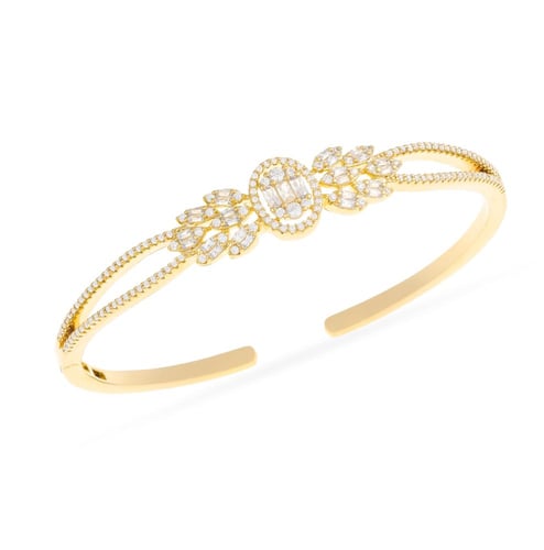 سوار مع خاتم مطعم بالزركون البراق