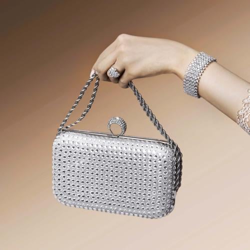 حقيبة مرصعة بالزركون البراق