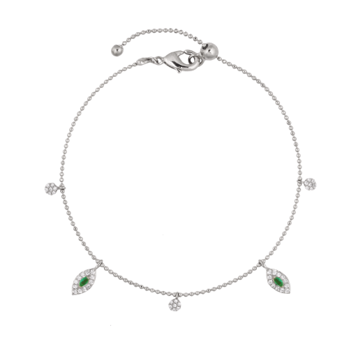 سوار مزين بحجر الزركون البراق