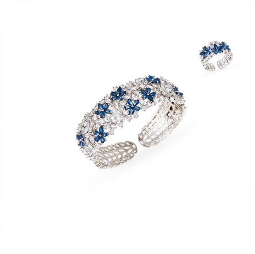 سوار مرصع بالزركون البراق