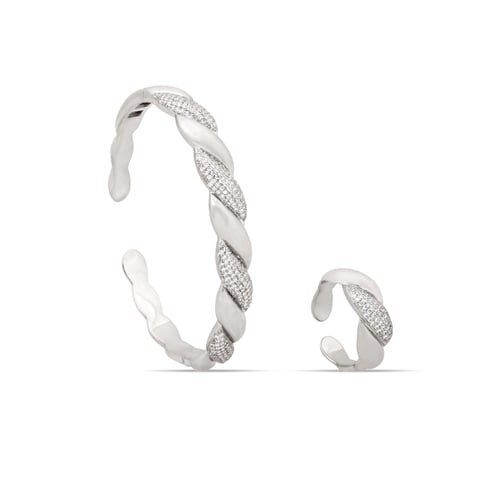 سوار مع خاتم بتصميم انيق ومميز