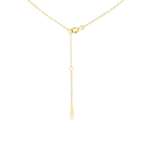 سلسال فضة مرصع بحجر الزركون