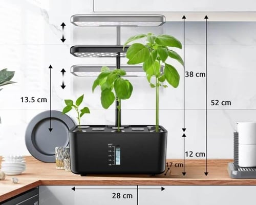 جهاز الزراعة المائية المنزلية الذكي وسط