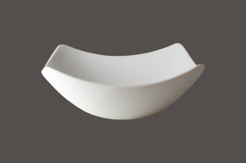 صحن بورسلان مربع 17 سم