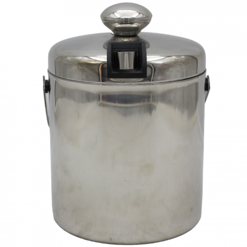 سطل ثلج مع ملقاط 14 سم