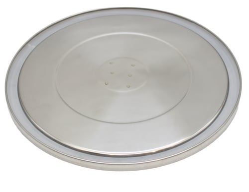 سطل استيل بقفل 25*25