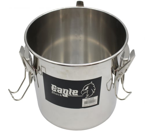 سطل استيل بقفل 25*25