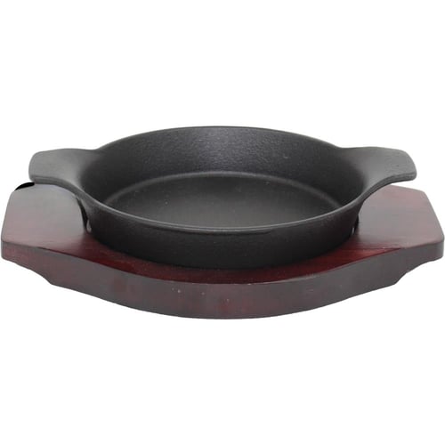 طاجن دائري بيدين مع خشب 15 سم