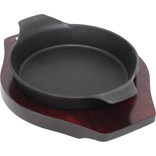 طاجن دائري بيدين مع خشب 15 سم