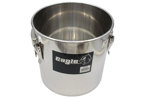 سطل استيل بقفل 30*30