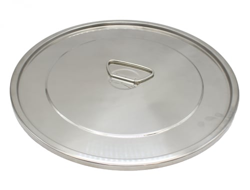 سطل استيل بقفل 40*45