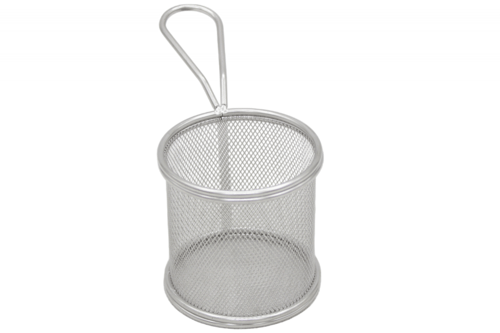 شبك تقديم بطاطس استيل دائري 9 سم