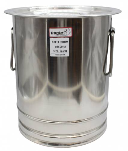 سطل استيل هندي سعة 25 لتر